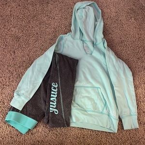 Justice Leggings and Hoodie Set